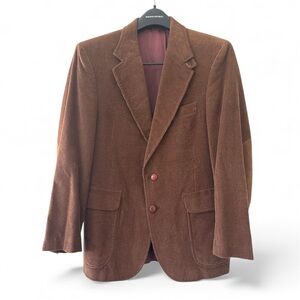 Vintage Brown Corduroy Blazer, 37S